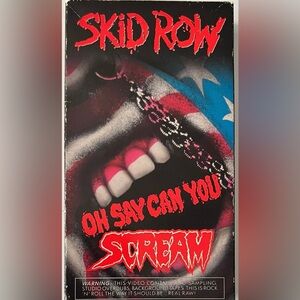 90’s Skid Row Concert VHS